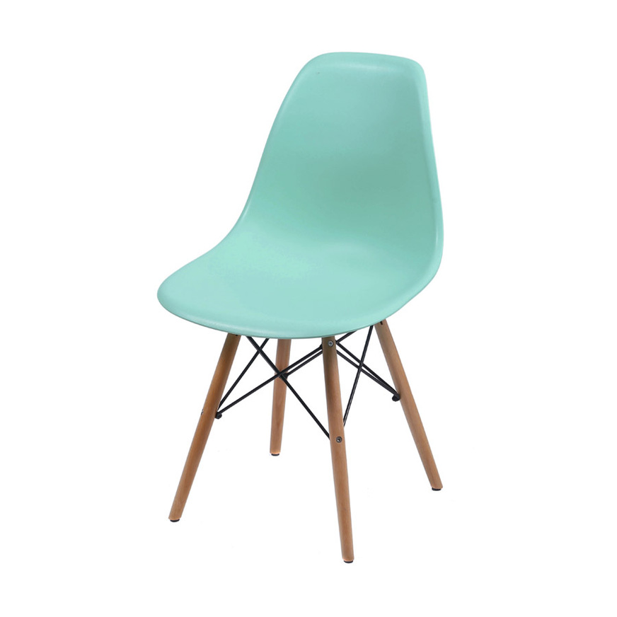 Cadeira Charles Eames DKR base Madeira Tiffany