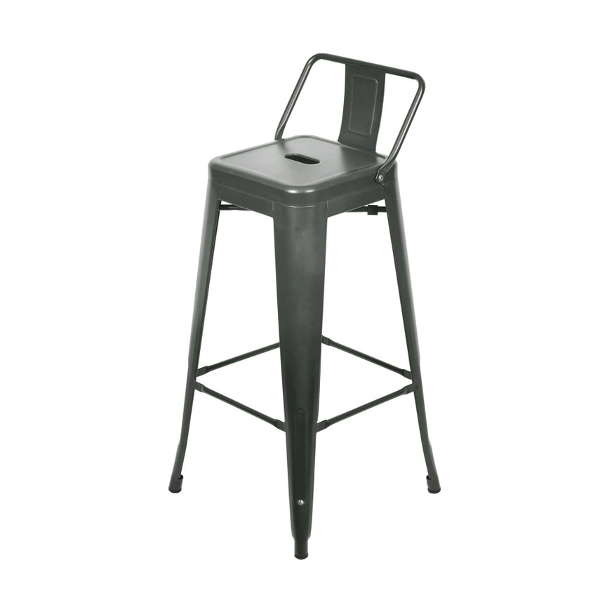 Banqueta titan alta com encosto Bronze