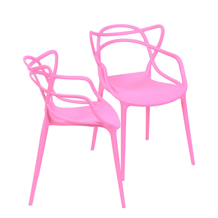 Kit 2 Cadeiras Solna Rosa