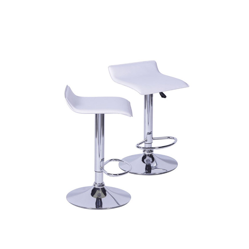 Kit 2 Banquetas Wave Branca