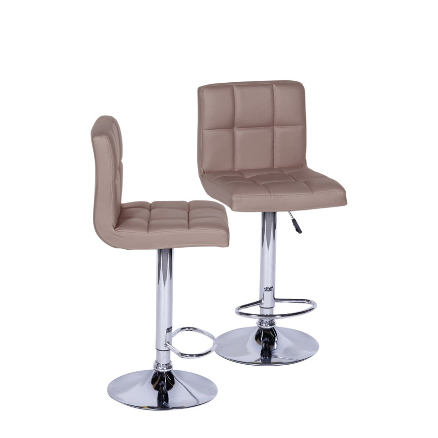 Kit 2 Banquetas Confort Caramelo