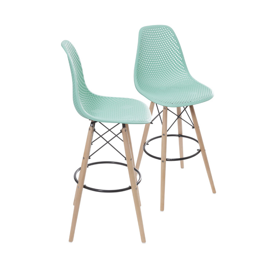 Kit 2 Banquetas Colmeia Tiffany