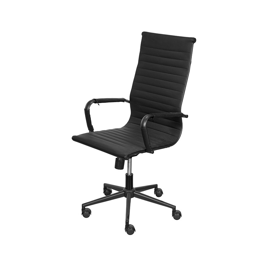 Cadeira Office Esteirinha dark alta Preta