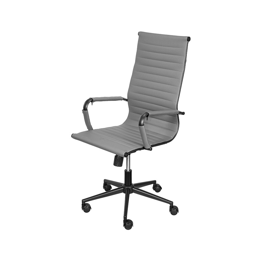 Cadeira Office Esteirinha dark alta Cinza