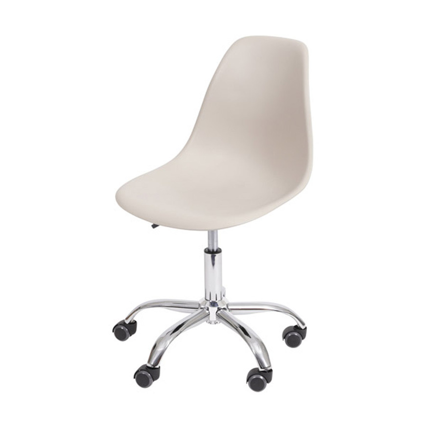 Cadeira Charles Eames DKR base Rodízio Fendi