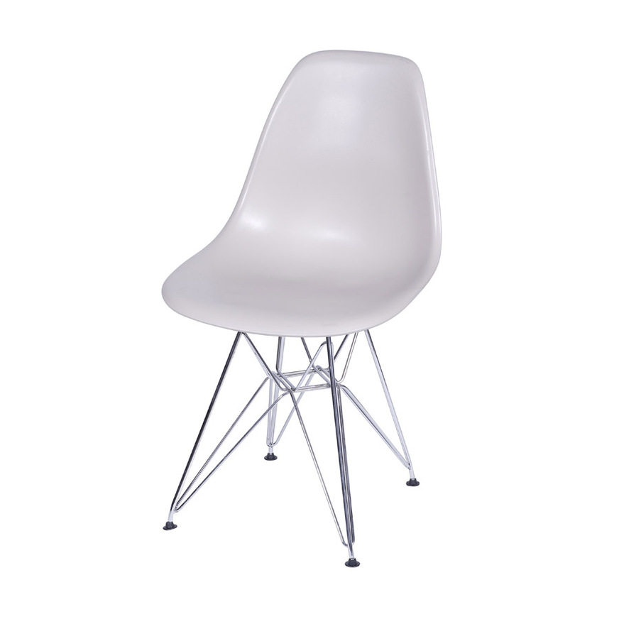 Cadeira Charles Eames DKR base Cromada Fendi