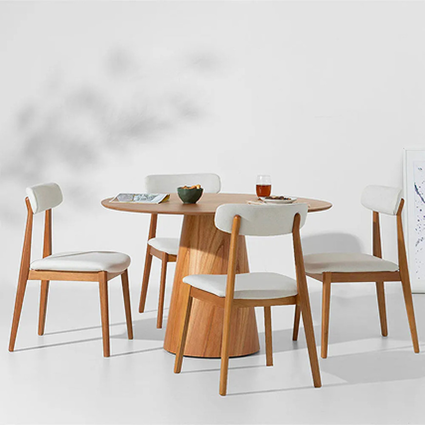 Principal Cadeiras Nord Encosto Estofado Texture - Off White