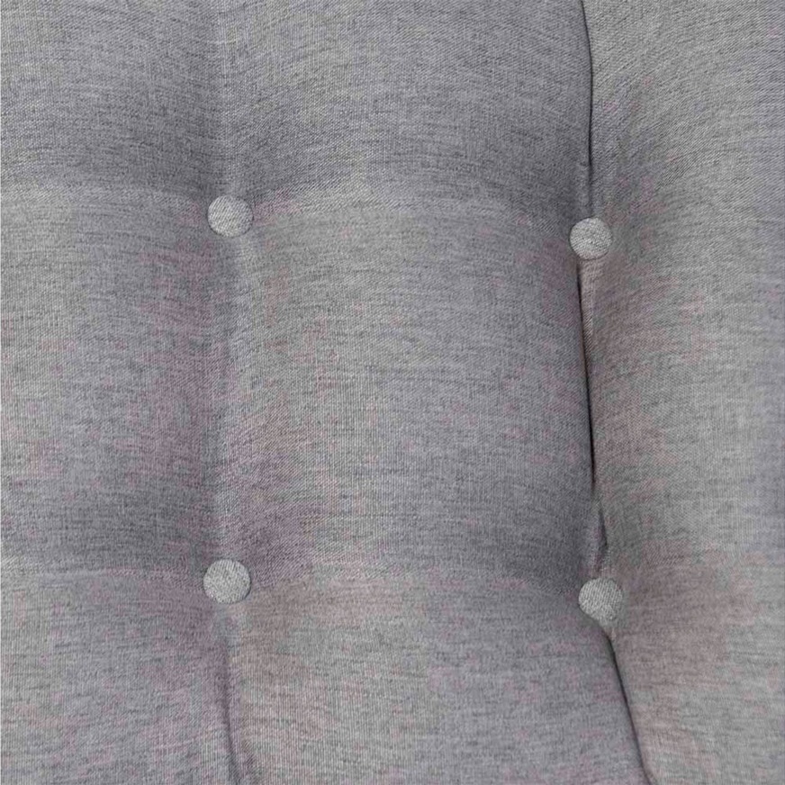 Poltrona com Puff Costela Slim Dark Cinza